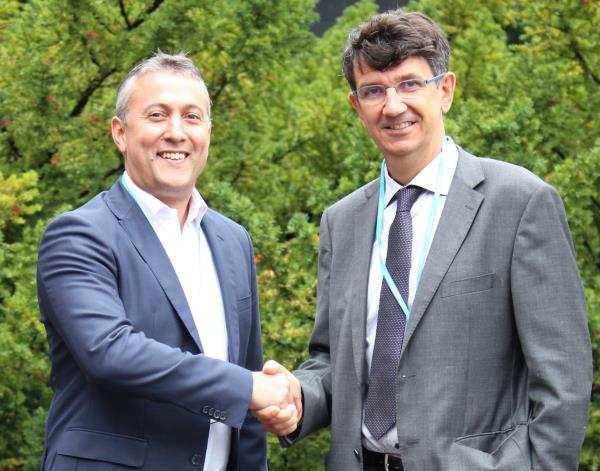 Ericsson’s Jason Johur (pictured left) says BIG will focus on ensuring 3GPP-compliant products and services meet the evolving needs of all critical comm users. Also pictured is the group’s chair, Philippe Agard. Photo: Erillisverkot