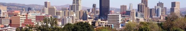 The Pretoria skyline, the largest place of the Tshwane Metropolitan Municipality (City of Tshwane)


