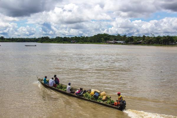 The Atrato river is the third-largest river in Colombia