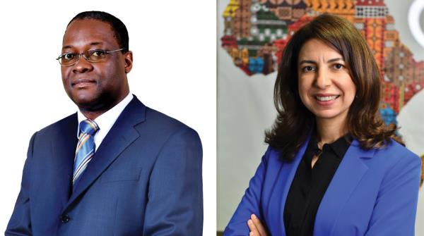 Amílcar Safeca, administrator and chief technical officer at Unitel S.A. and Nora Wahby, VP and head of Ericsson west Africa and Morocco