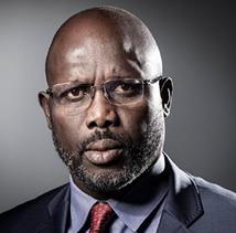 Liberian president, George Weah